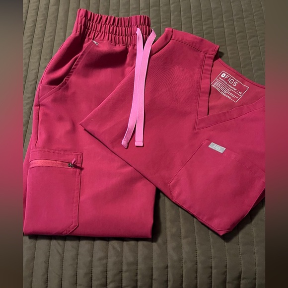 Figs Pants & Jumpsuits Magenta Figs Set Poshmark